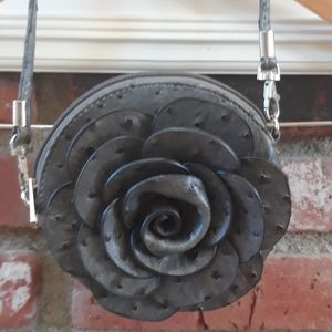 Mini cross body flower purse